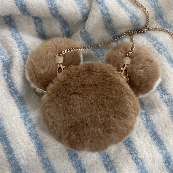 TOKYO DISNEY MICKEY FUR BAG - Picture 1 of 5